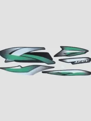 Sticker Set Hero Splendor Pro T3 grey Tank grn product image