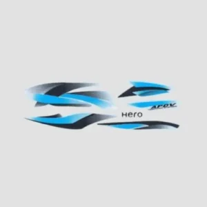 Sticker Set Hero Splendor Pro T3 slvr Tank blue product image