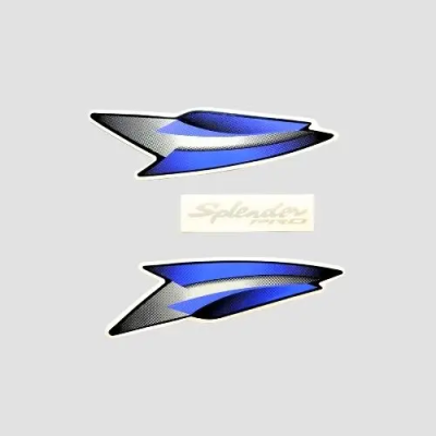 Sticker Hlfiring Hero Splendor Pro T3 blk Tank blue product image