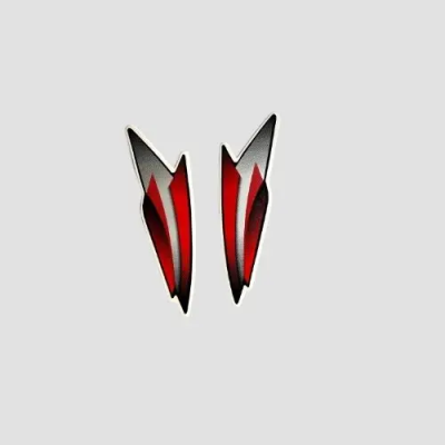 Sticker Hlfiring Hero Splendor Pro T3 blk Tank red product image