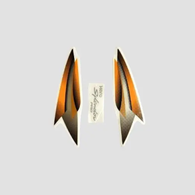 Sticker Hlfiring Hero Splendor Pro T3 golden Tank product image