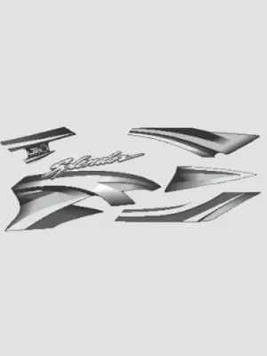 Sticker Set Super Splendor T6 blk grey product image