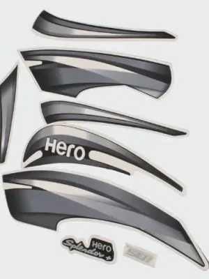 Sticker Set Hero Splendor Plus Ibs 2019 blk grey product image