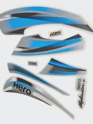 Sticker Set Hero Splendor Plus Ibs 2019 slvr Tank product image