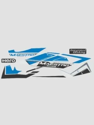 Sticker Set Maestro Edge blue Shield product image