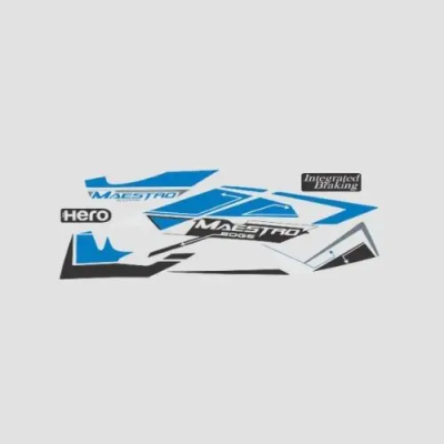 Sticker Set Maestro Edge blue Shield product image