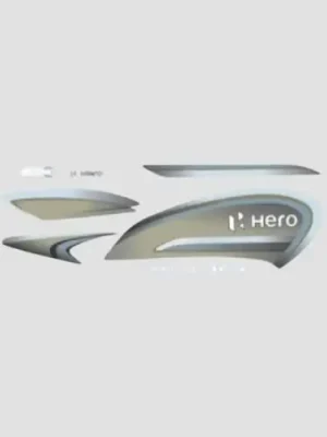 Sticker Set Hero Splendor Plus bs6 2020 blk grey product image