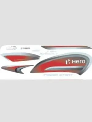 Sticker Set Hero Splendor Plus bs6 2020 blk red product image