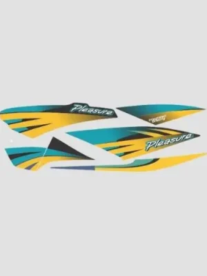 Sticker Set Pleasure T6 blk Shield product image