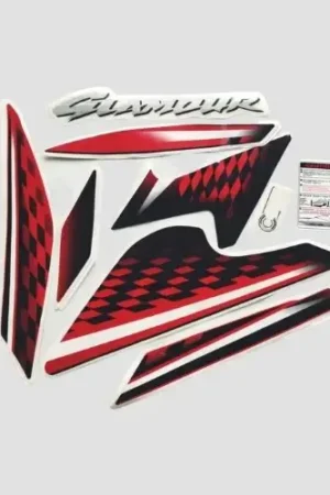 NAJ1733 Sticker Set Glamour 125 I3s Blk red product image