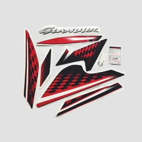 Sticker Set Glamour 125 I3s Blk red product image