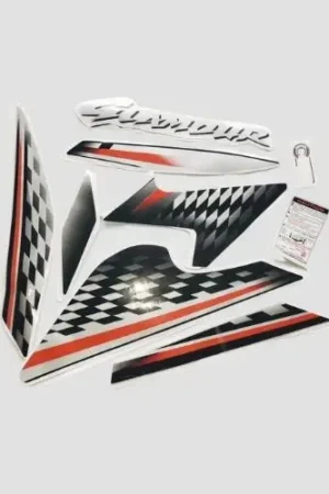 NAJ1734 Sticker Set Glamour 125 I3s Blk grey product image