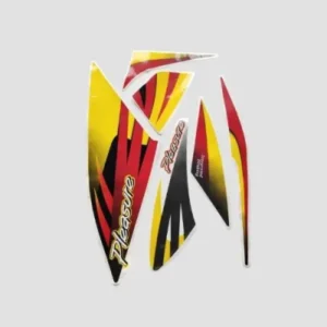 Sticker Set Pleasure T7 Dual Colour Red Shield product image