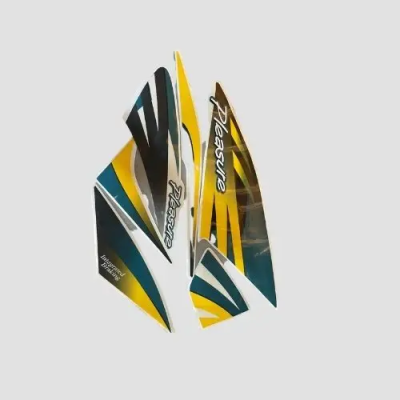 Sticker Set Pleasure T7 Dual Colour Yel Shield product image