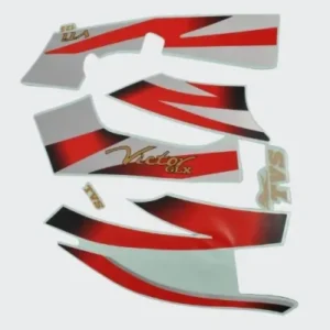 Sticker Set Victor Glx125 blk Tank red product image