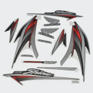 Sticker Set Shine T4 blk Tank red product image