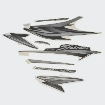 Sticker Set Shine T4 grey Tank grey product image