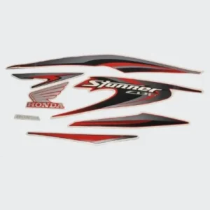 Sticker Set Stunner T3 blk Tank red product image