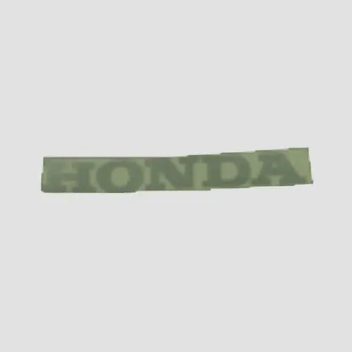 Stckr Letter Honda Silver
