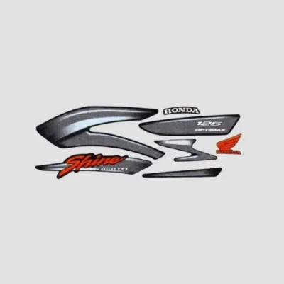 Sticker Set Shine T2 blk Tank grey product image