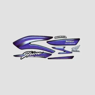 Sticker Set Shine T2 blk Tank blue product image