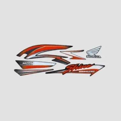 Sticker Set Shine T3 blk Tank red product image