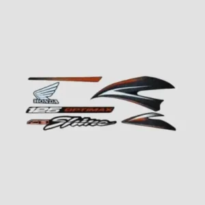 Sticker Set Shine T5 blk Tank red product image