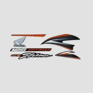 Sticker Set Shine T6 blk Tank red product image