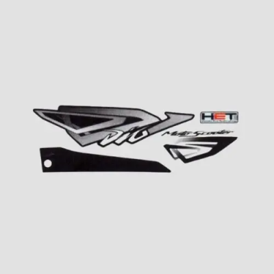 sticker Set Dio T5 Black Shield product image
