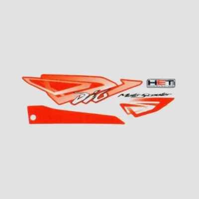 sticker Set Dio T5 red Shield product image