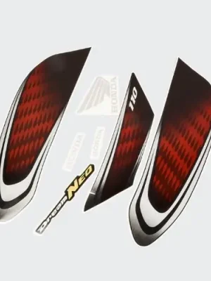 Sticker Set Neo blk Tank red product image