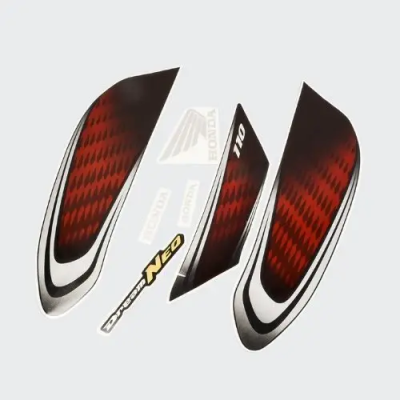 Sticker Set Neo blk Tank red product image