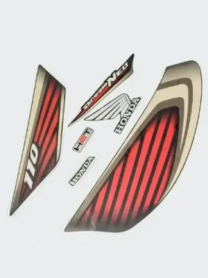 Sticker Set Neo T2 blk Tank red product image