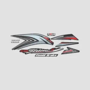 Sticker Set Shine Bs4 blk red product image