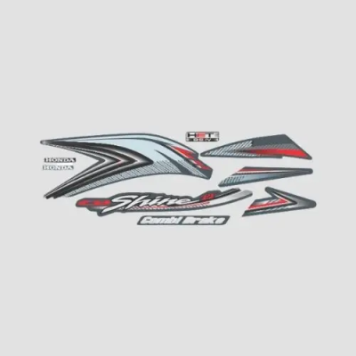 Sticker Set Shine Bs4 rebel Red Tank product image