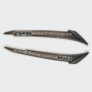 Sticker Tail Panel Unicorn 160 blk gold product image