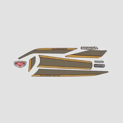 Sticker Set Activa 6g Limited Edition 2021 Brown product image