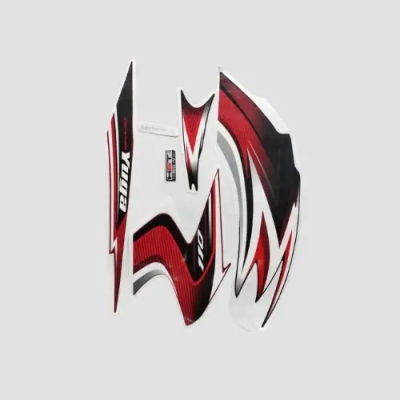sticker Set Yuga 2018 Dual Colour Blk red product image