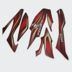 Sticker Set Discover 100 red Tank gold product image