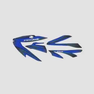 Sticker Set Discover 150 N m blk Tank blue product image