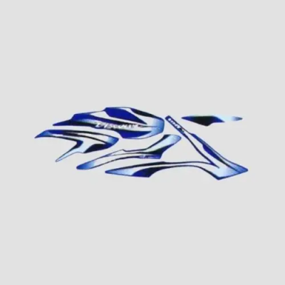 Sticker Set Discover 100m blue Tank product image
