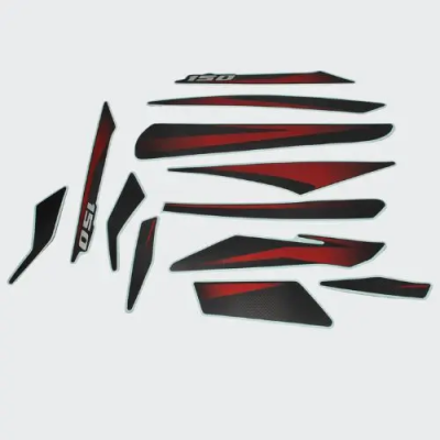 Sticker Set Pulsar 150 Ug7 blk Tank red product image