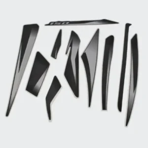 Sticker Set Pulsar 150 Ug8 blk grey chrome product image