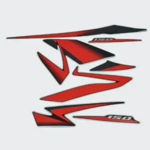 Sticker Set Pulsar 150 Twin Disk N m 2019 Bk red product image
