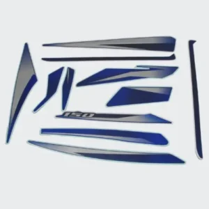 Sticker Set Pulsar 150 Ug8 blue chrome product image