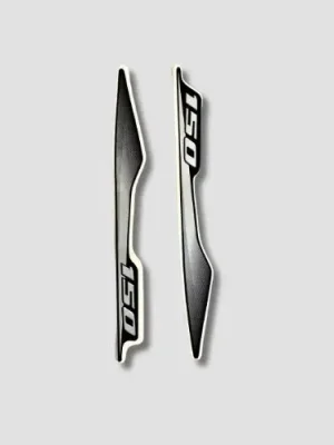 Sticker Tail Panel Pulsar 150 Ug6 blk chrome product image