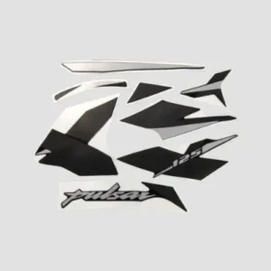 Sticker Set Pulsar 125 Bs6 2021 Blk slvr product image