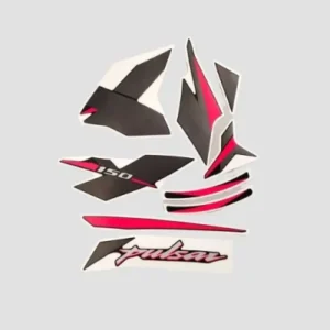 Sticker Set Pulsar 150 Bs6 2021 Blk red product image