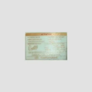 Sticker Tank Chart Rtr160 red titanium yel Tank product image