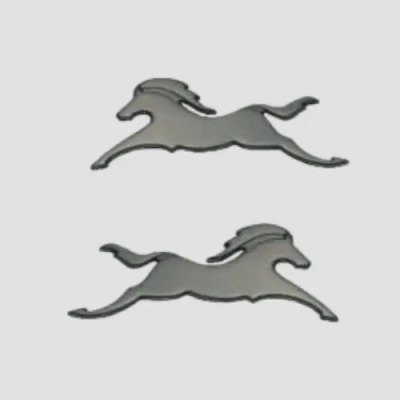 Sticker Tank logo Horse Rtr slvr product image
